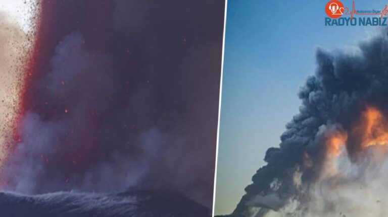 Etna Yanardağı lav püskürtmeye başladı! Bölge için “Kırmızı” kodlu ihtar iletisi