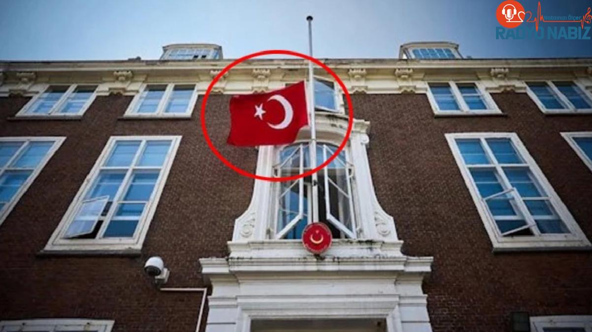 Hollandalı siyasetçiden aşağılık paylaşım! Yarıya inen bayrakla Türk milletine hakaret etti