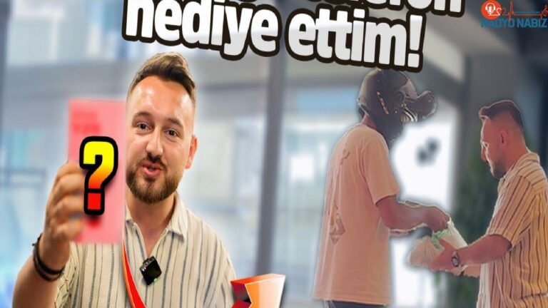 Ofise yemek getiren kuryeye telefon armağan ettim!