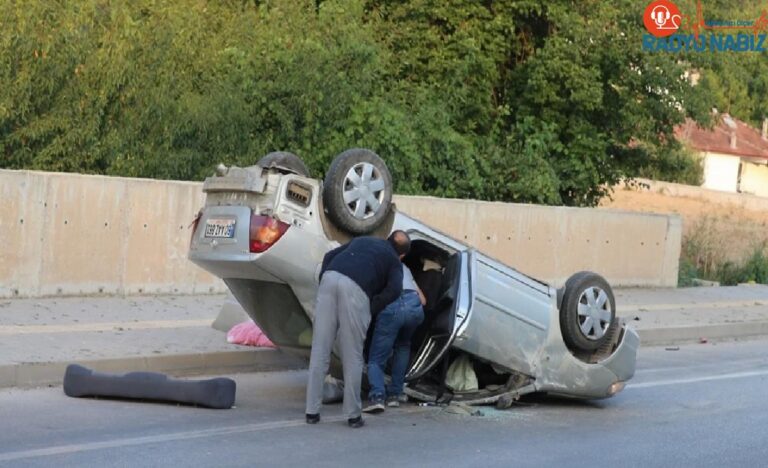 Tokat’ta Araba Devrildi: 4 Kişi Yaralandı