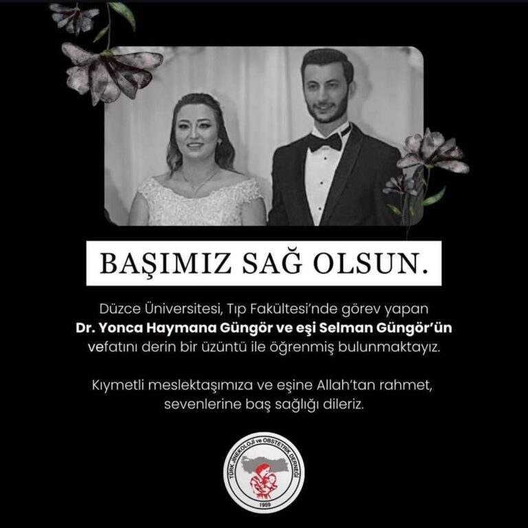 Dr. Yonca Haymana ve Eşi Selman Güngör Hayatını Yitirdi